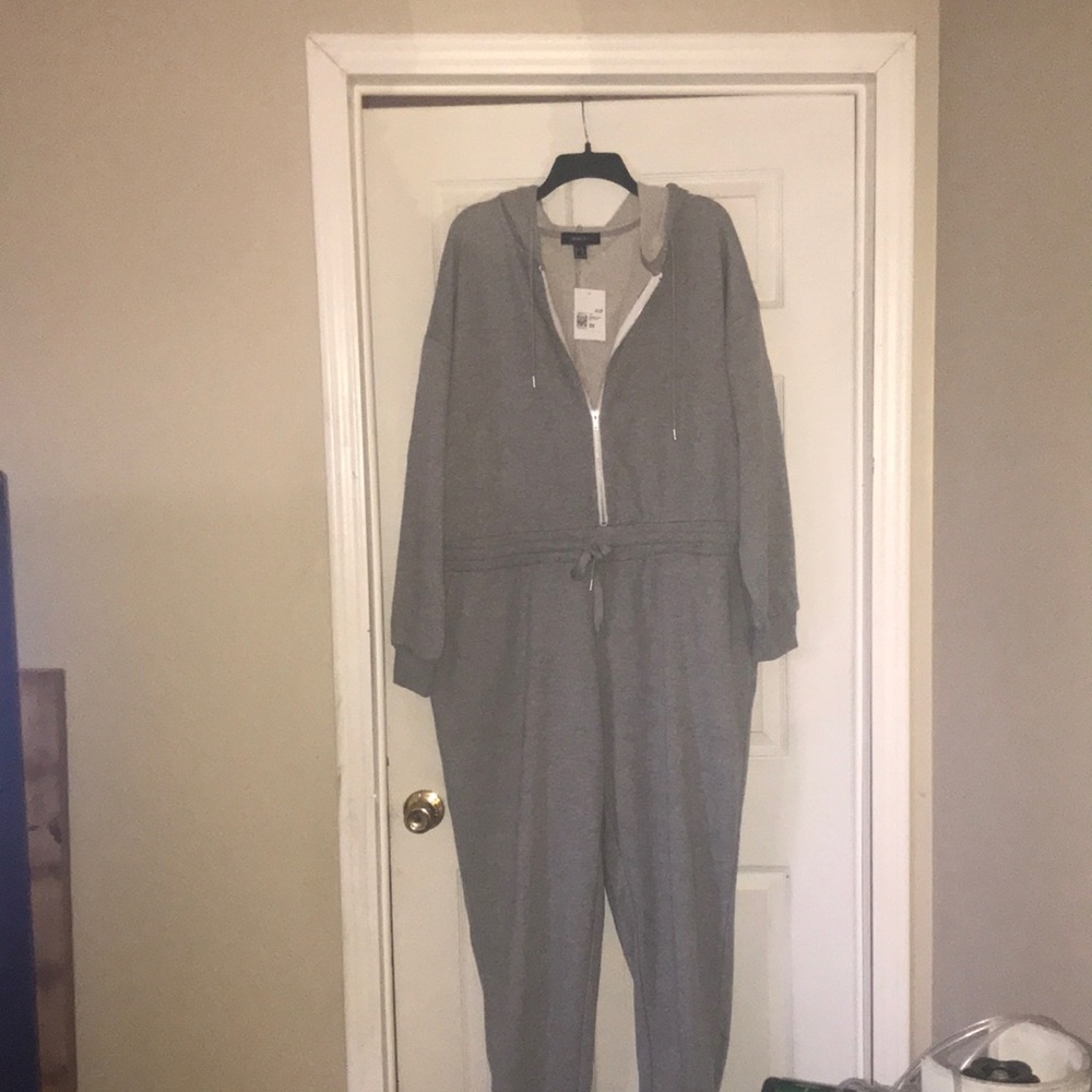Forever21 - Plus Size Hooded Jumpsuit